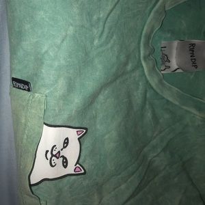 RIPNDIP Cat T-shirt with Surprise Front Pocket
